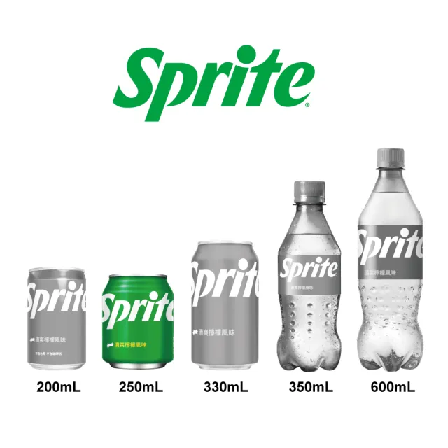 【Sprite 雪碧】易開罐250ml x24入/箱