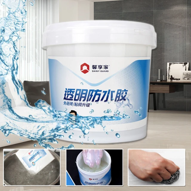 TENGYUE 強效透明防漏防水修補膠-2L(透明防水膠 牆壁修補 補漏防水塗料)