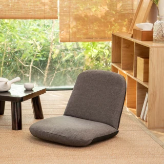 【E-home】Nana奈奈日規布面椅背5段KOYO和室椅 2色可選(摺疊椅 懶人椅 躺椅 懶骨頭)