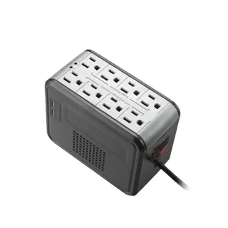 【IDEAL 愛迪歐】PSCU-1000 1000VA 1KVA 含USB充電埠 電子式穩壓器 冷銀灰 昌運監視器