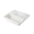 抽屜伸縮分層收納籃 櫥櫃內置儲存分類盒 餐具整理盒(短款4入)