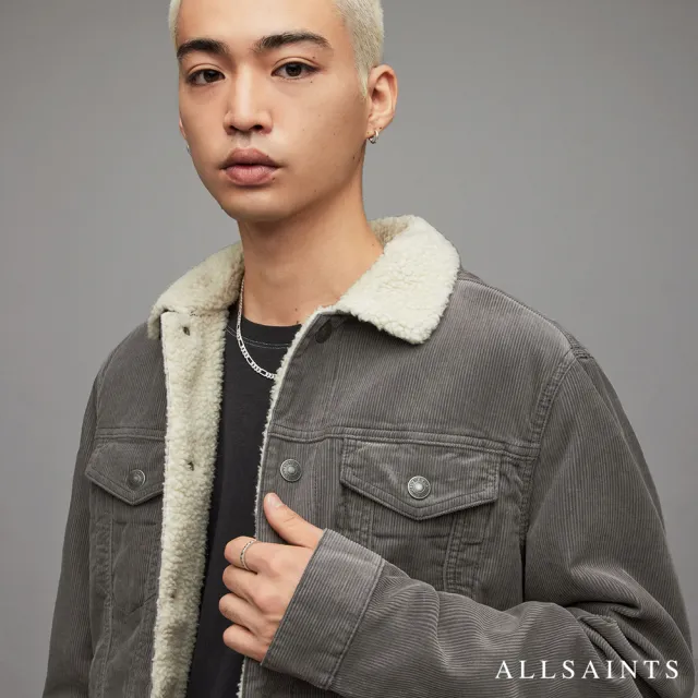 【ALLSAINTS】軍裝多口袋燈芯絨牛仔外套- 2款任選(舒適版型)