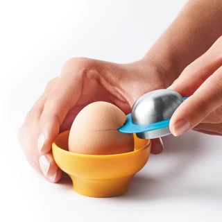【法國mastrad】盛蛋器附鹽罐+開殼器