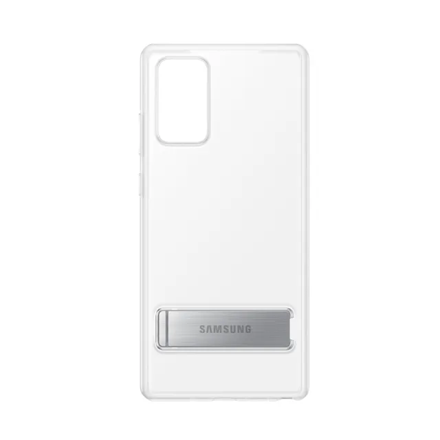 【SAMSUNG 三星】拆封新品 Galaxy Note20 原廠透明立架式背蓋(公司貨-盒裝)