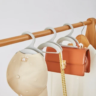 手提包單肩包後背包專用型包包掛勾 衣架式可疊加包包收納勾(3入)