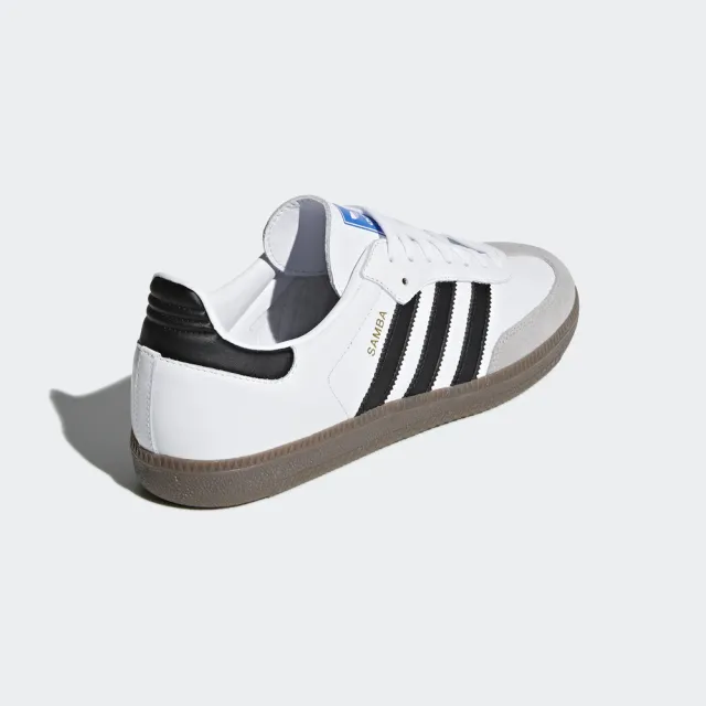 adidas 愛迪達】Samba OG 男女休閒鞋運動經典復古Originals 皮革膠底白