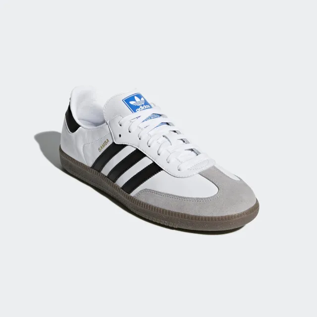 adidas 愛迪達】Samba OG 男女休閒鞋運動經典復古Originals 皮革膠底白