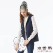 【MYVEGA 麥雪爾】美麗諾羊毛氣質異材質保暖針織衫-白