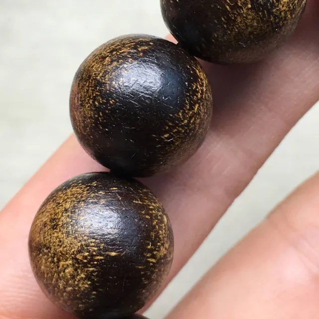 【桃花源創意工坊】鶯歌綠棋楠沉香手鍊1.4(手鍊)