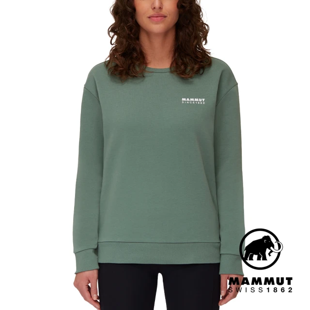 Mammut 長毛象 Mammut Core ML Crew Neck W 1862 機能休閒長袖T恤 女款 深玉石綠 #1014-04083