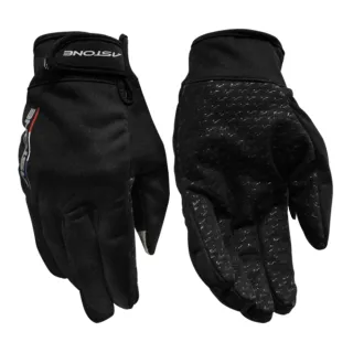 【ASTONE】速-GA50冬季防風防水保暖手套(黑銀/黑紅)