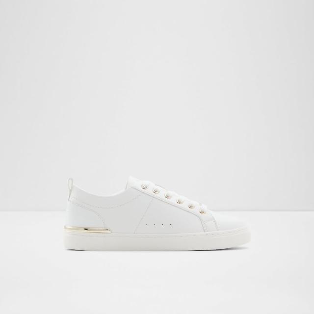 【ALDO】DILATHIELLE-潮流金邊搭配小白鞋-女鞋(白色)