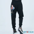 【BLUE WAY】男裝 夜光鯉繡花針織長褲 棉褲-日本藍