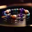 【MenWen 慢溫】世界搗蛋日 // C1387紫水晶橙珍珠手鍊