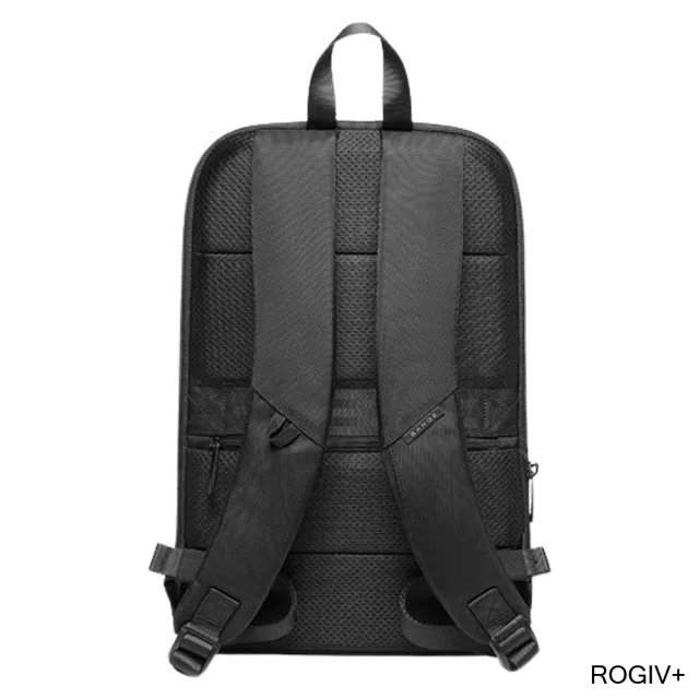 【ROGIV+】薄型簡約可擴充商務後背包 電腦後背包 筆電後背包 R1031(15.6吋內筆電適用/電腦包/後背包)