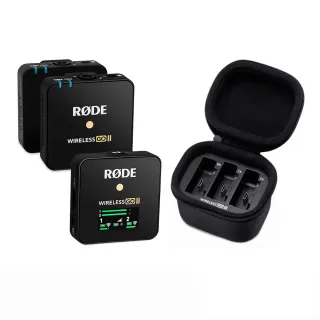 【RODE】Wireless GO II 一對二微型無線麥克風+充電盒Charge Case套組(公司貨)