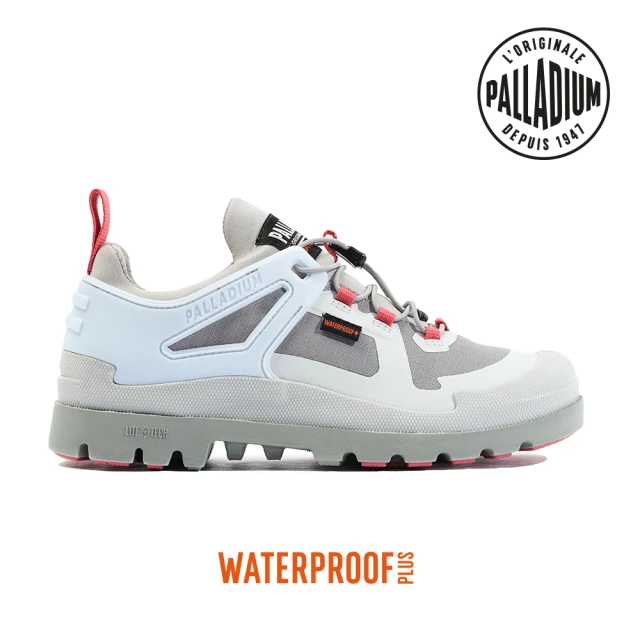 【Palladium】PAMPA OX L+ CAGE WP+快穿輕量低筒防水靴-女-銀灰(98846-083)