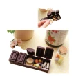 【Ainmax 艾買氏】風靡日本收納盒 超逼真五格巧克力藥盒(3入一組)