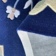 【山德力】新古典羊毛地毯 藍雪 250x380cm(藍色系 立體雕花)