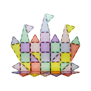 【PicassoTiles】畢卡索 48片磁力片積木 城堡組