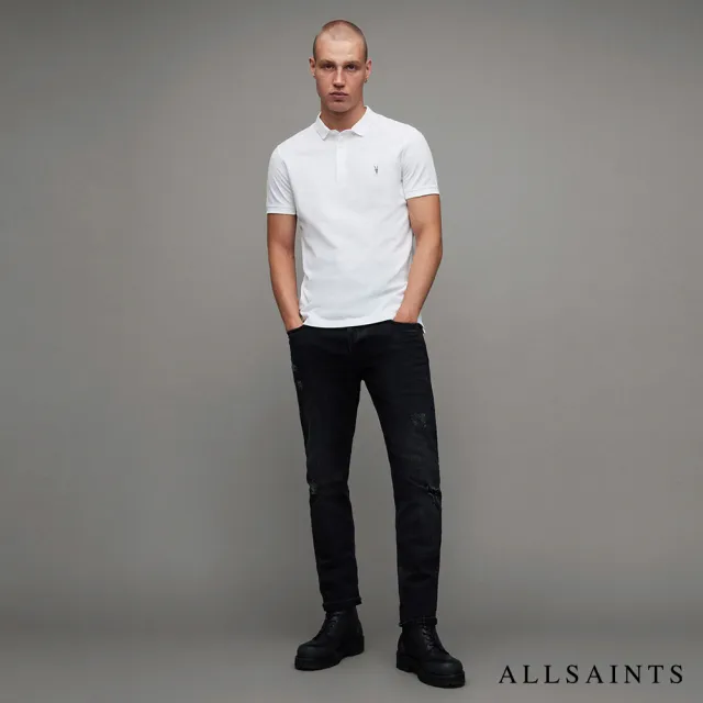 【ALLSAINTS】REFORM 公羊頭骨純棉短袖POLO衫 -多色任選(修身版型)