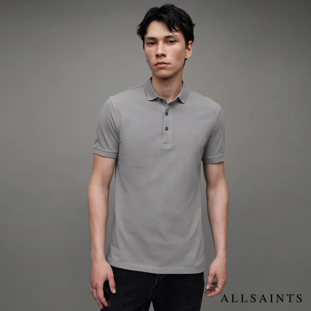 【ALLSAINTS】REFORM 公羊頭骨純棉短袖POLO衫 -多色任選(修身版型)