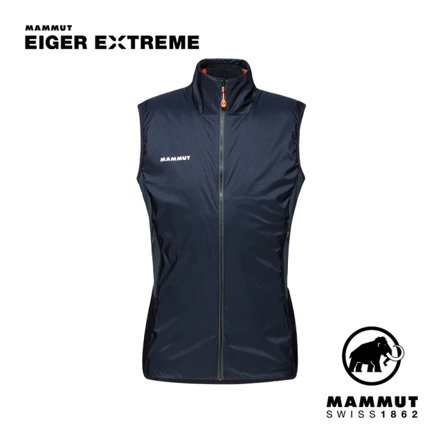 【Mammut 長毛象】Eigerjoch IN Hybrid Vest Men 極限艾格防風防潑水保暖背心 夜藍 男款 #1013-01730