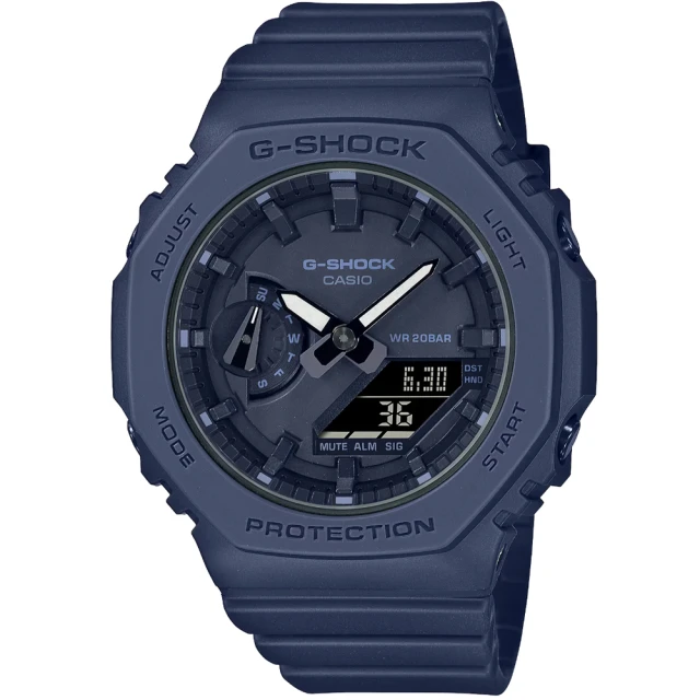 CASIO 卡西歐 G-SHOCK 方形金屬電子錶(GMW-