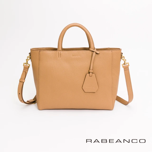 RABEANCO 迷時尚系列優雅兩用小手提包-大(淺駝)品牌