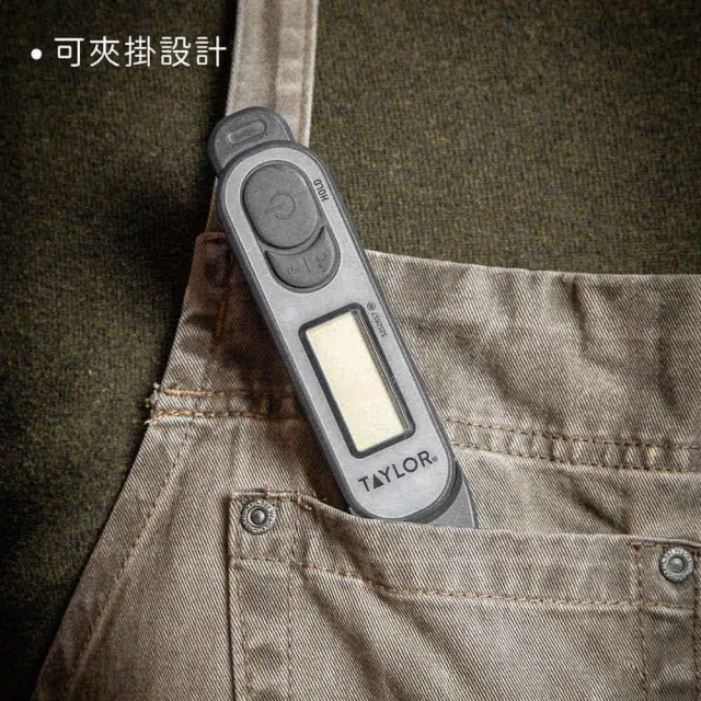 【Taylor】美國 夾式防潑電子探針溫度計 / 食物測溫 烹飪料理 電子測溫溫度計