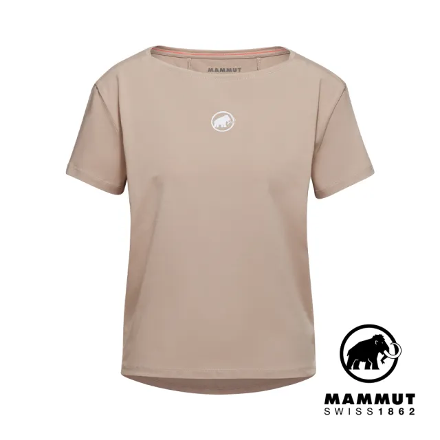 【Mammut 長毛象】Mammut Seon T-Shirt W Original 機能短袖有機棉T恤 女款 薩凡納褐 #1017-05770
