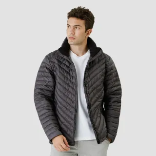 【JORDON 橋登】極暖斜紋立領羽絨外套(男外套/保暖外套/男長袖)