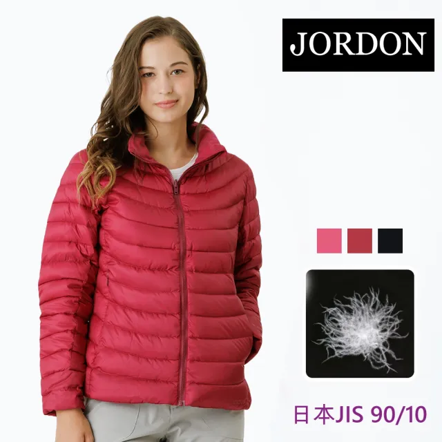 【JORDON 橋登】極暖斜紋立領羽絨外套(女外套/保暖外套/女長袖)