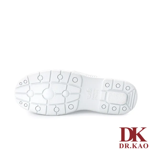 【DK 高博士】休閒舒適魔鬼氈空氣護士鞋女款 89-0753-50 白色