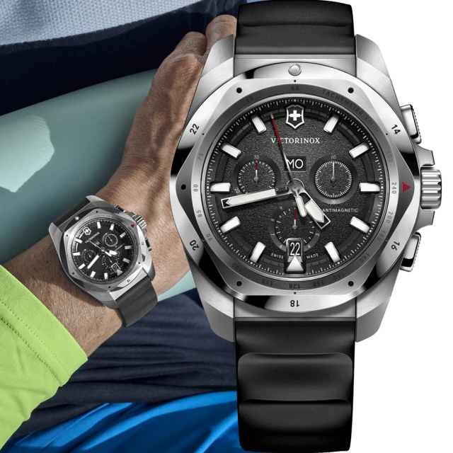 VICTORINOX 瑞士維氏 I.N.O.X. Chrono 200米防水 計時腕錶-43mm(VISA-241983)