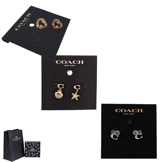 COACH 質感精緻刻印LOGO粉鑽可調式手鍊(玫瑰金)好評