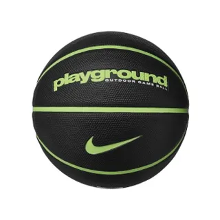 【NIKE 耐吉】籃球 運動 7號球 EVERYDAY PLAYGROUND 8P GRAPHIC 黑綠 N100437106007
