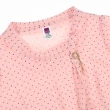 【ILEY 伊蕾】幾何波點領結雪紡上衣(粉色；M-2L；1233181405)
