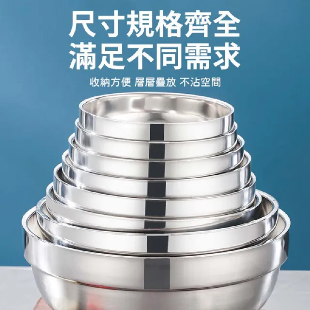 【歐樂生活館】304 不鏽鋼防燙碗 不鏽鋼碗 餐具 碗公 14cm(泡麵 沙拉 熱湯 便當 兒童碗)