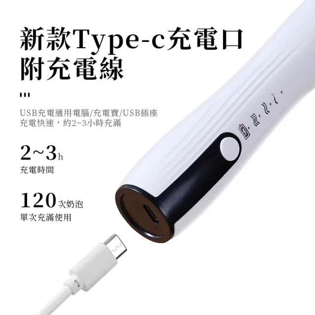 【SUNORO】無線電動打奶泡器/攪拌器/起泡器/打蛋器/打發器(奶泡攪拌頭+烘琣攪拌頭)