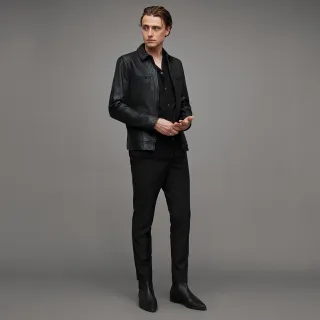 【ALLSAINTS】LUCK 極簡率性雙口袋羊皮外套 M069LB(常規版型)