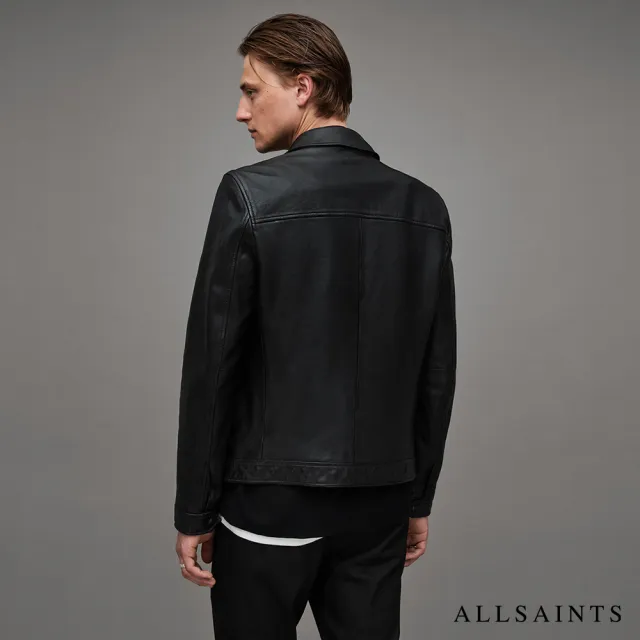 【ALLSAINTS】LUCK 極簡率性雙口袋羊皮外套  M069LB(常規版型)