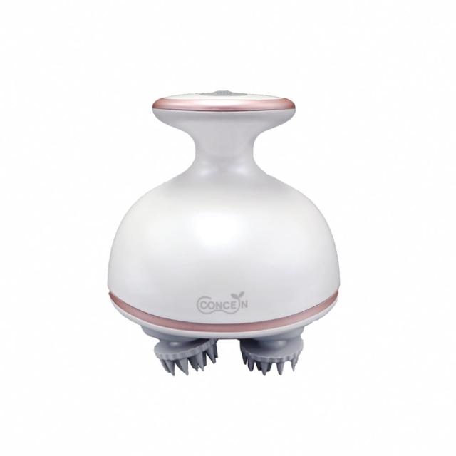 Concern 康生 CON-130 頭部按摩機，採用揉捏式按摩方式，適用頭部、手臂、肩部、背部、臀部、小腿、腹部、頸部、腰部、大腿、臉部等多部位。充電式設計，輕巧僅0.3kg，尺寸11x10x11cm，白色系外觀，5W低功率，中國產地，1年保固，免驗商品，適合居家個人衛生使用，提供舒緩放鬆的按摩體驗。