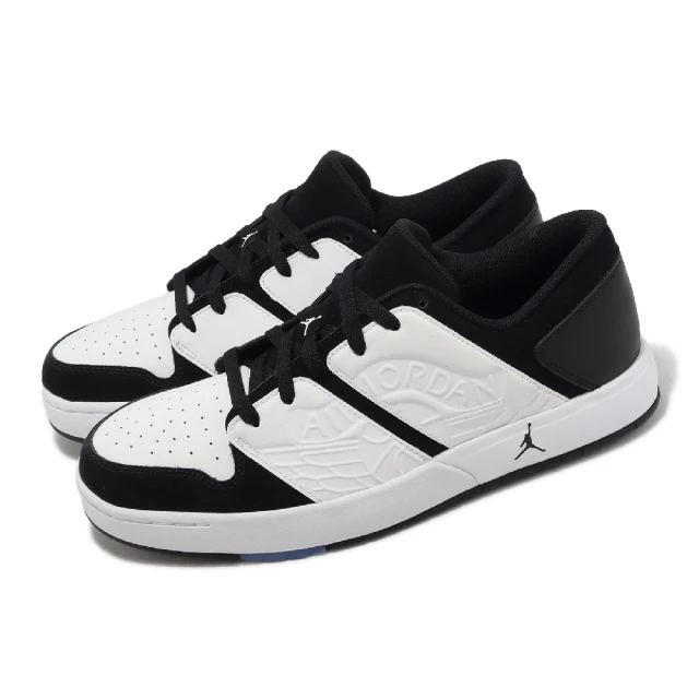 NIKE 耐吉 休閒鞋 Jordan NU Retro 1 Low 白 黑 男鞋 低筒 喬丹 熊貓配色(DV5141-100)