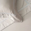 【HOLA】艾維卡埃及棉刺繡歐式枕套2入晨駝