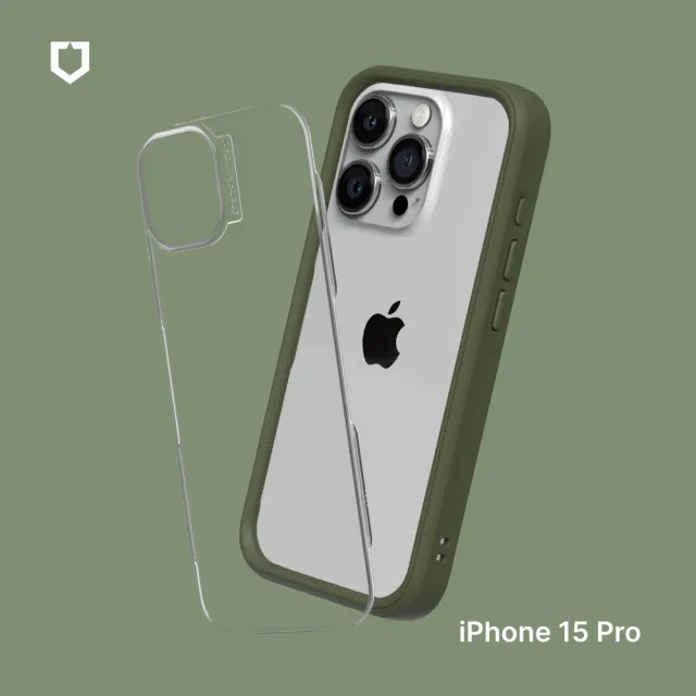 【RHINOSHIELD 犀牛盾】iPhone 15 Pro 6.1吋 Mod NX 邊框背蓋兩用手機保護殼(獨家耐衝擊材料)