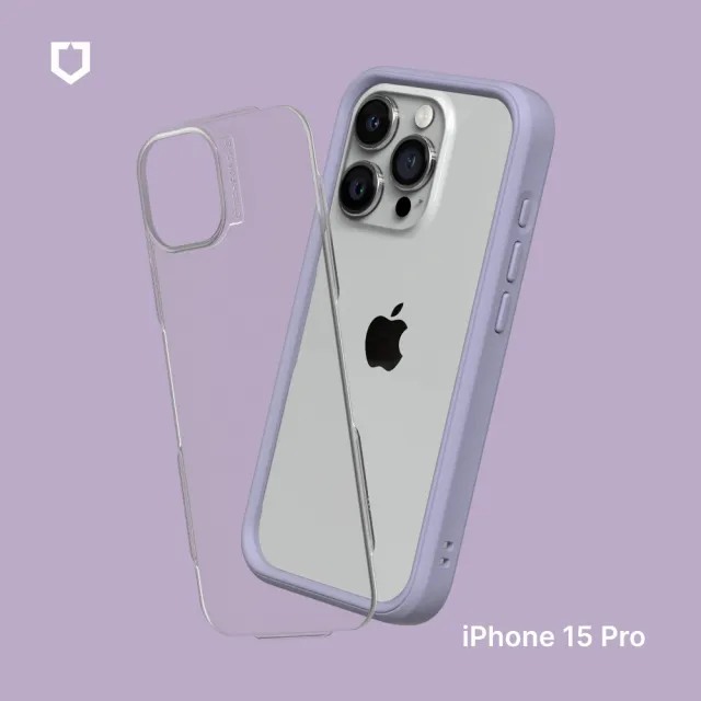 【RHINOSHIELD 犀牛盾】iPhone 15 Pro 6.1吋 Mod NX 邊框背蓋兩用手機保護殼(獨家耐衝擊材料)