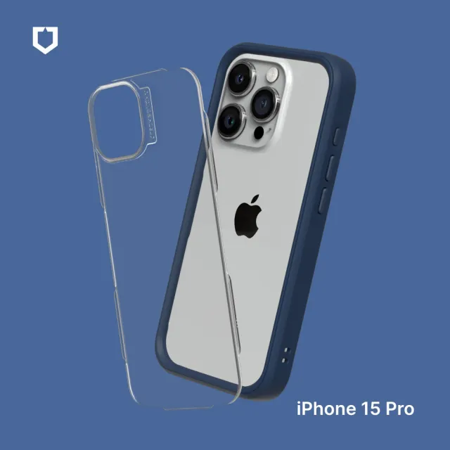 【RHINOSHIELD 犀牛盾】iPhone 15 Pro 6.1吋 Mod NX 邊框背蓋兩用手機保護殼(獨家耐衝擊材料)