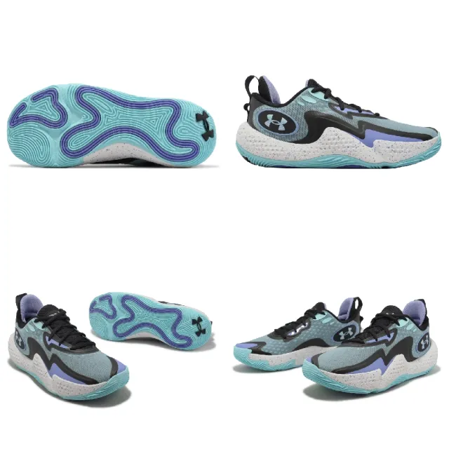 【UNDER ARMOUR】籃球鞋 Spawn SOS 男鞋 炮兵綠 黑 緩衝 半靴設計 運動鞋 UA(3026841300)