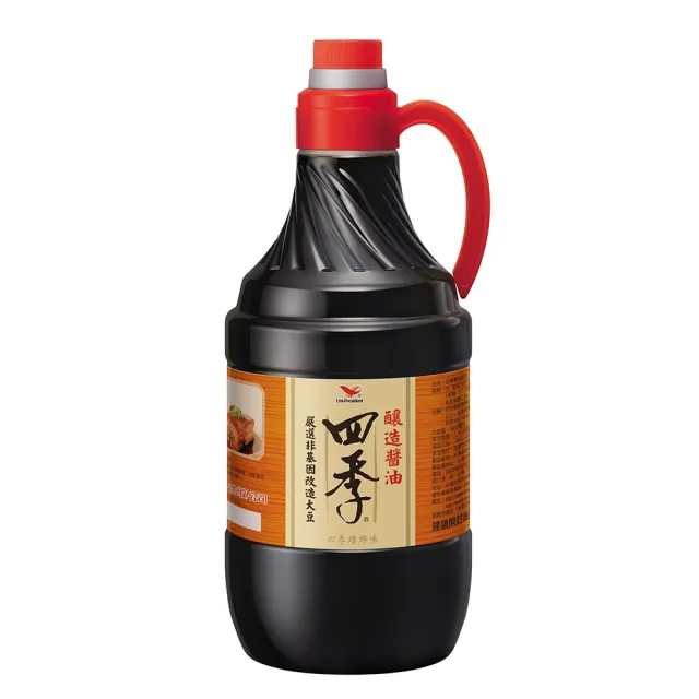 【四季】釀造醬油1600mlx1入  